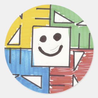 Adesivo Crânios quadrados