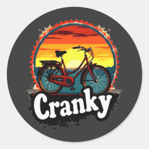 Adesivo Cranky Sunset Bicycle Tee - Energize sua carona
