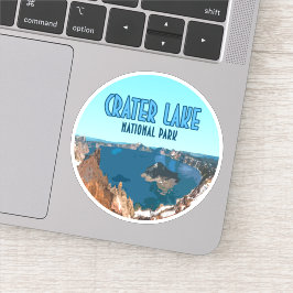 Adesivo Crater Lake National Park Oregon Vintage