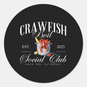 Adesivo Crawfish Boil Social Club Cajun Seafood Festival S