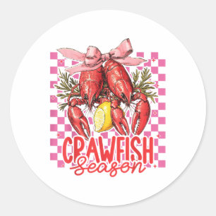 Adesivo Crawfish Season Crawfish Boil Lagosta Cajun Men Wo