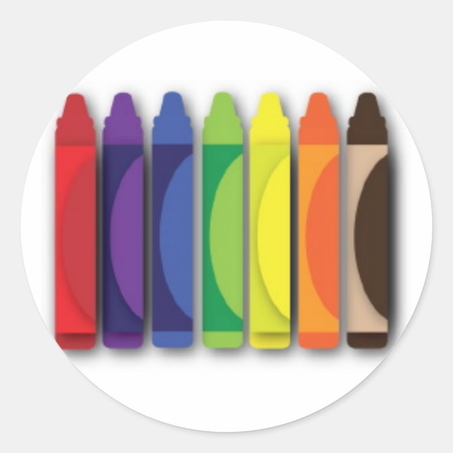 Adesivo Crayons Stickers (Frente)
