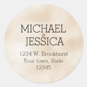 Adesivo Cream    PersonalizedClassic Round Sticker
