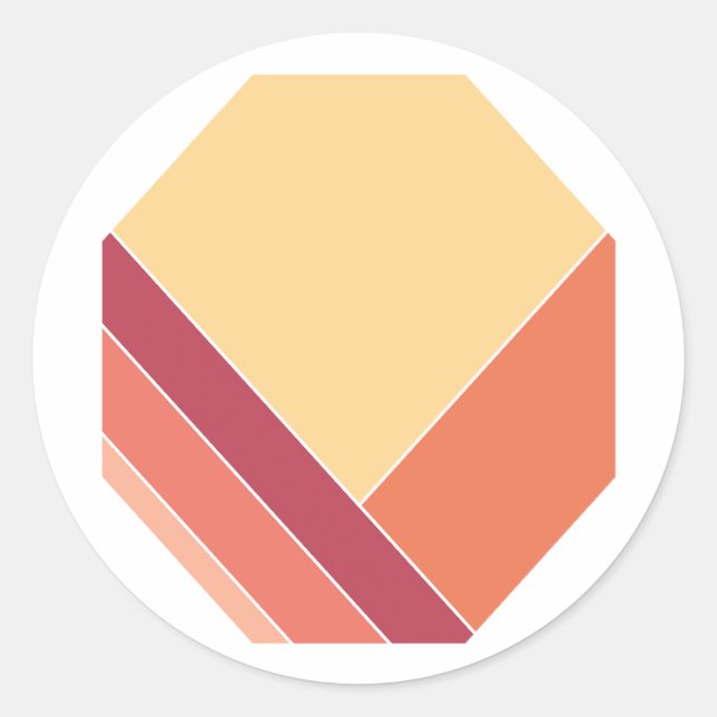 Adesivo Creamsiclo Amarelo Citrus Elegant Summer (Frente)