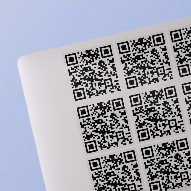 Adesivo Create 9 Scannable QR Codes | Transparent (Criador carregado)