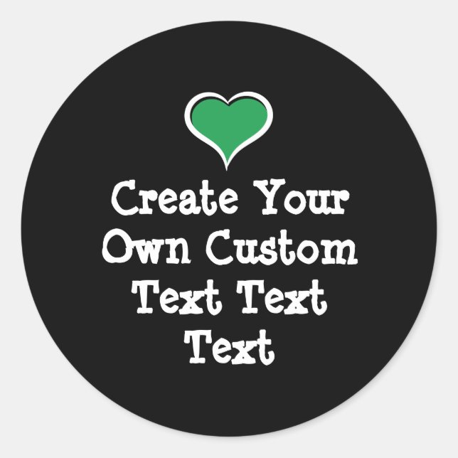 Adesivo Create your own custom text (Frente)