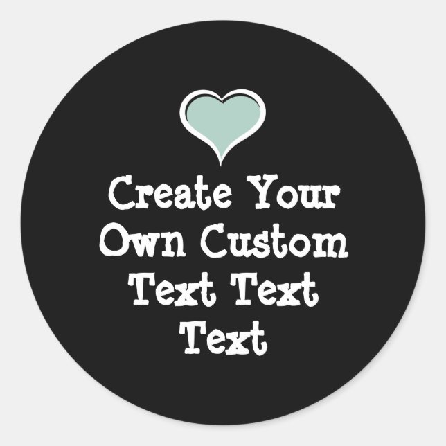Adesivo Create your own custom text (Frente)