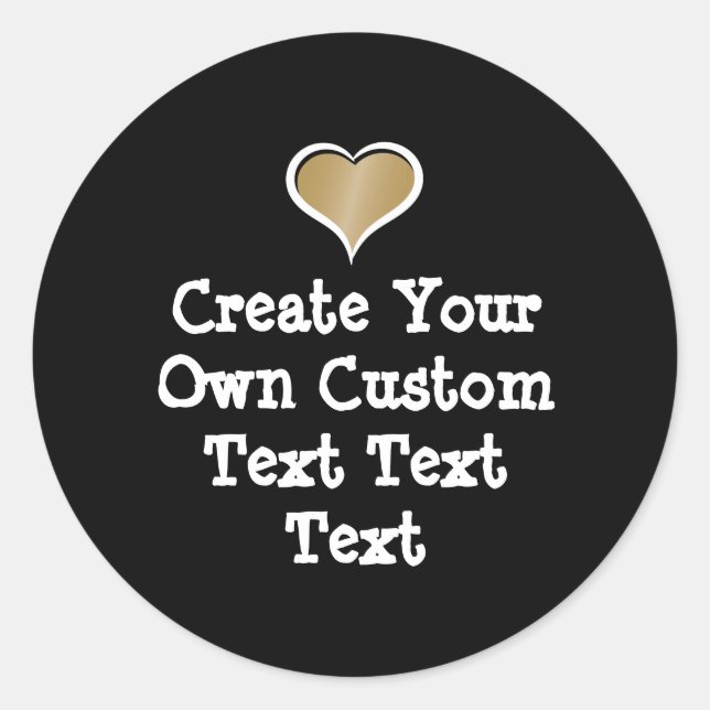 Adesivo Create your own custom text (Frente)