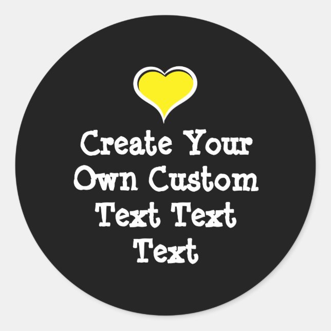 Adesivo Create your own custom text (Frente)