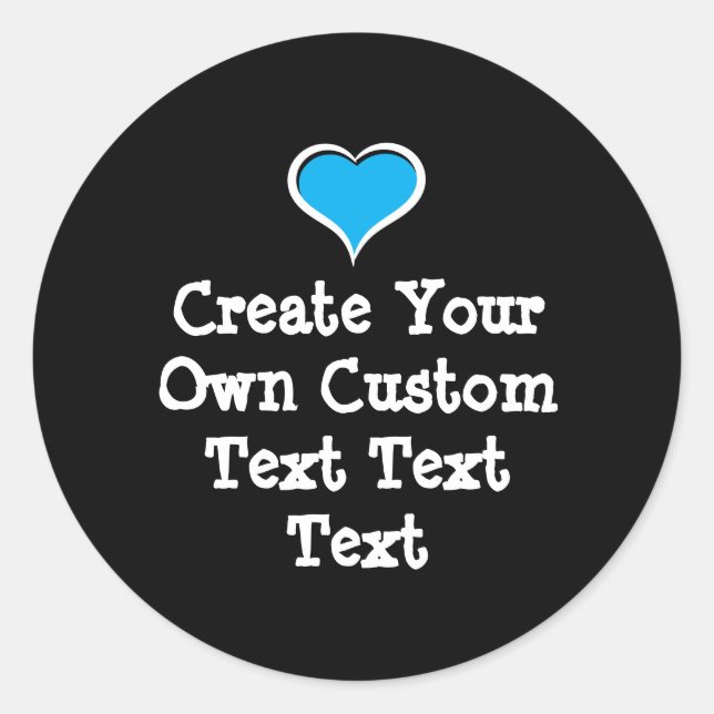 Adesivo Create your own custom text (Frente)