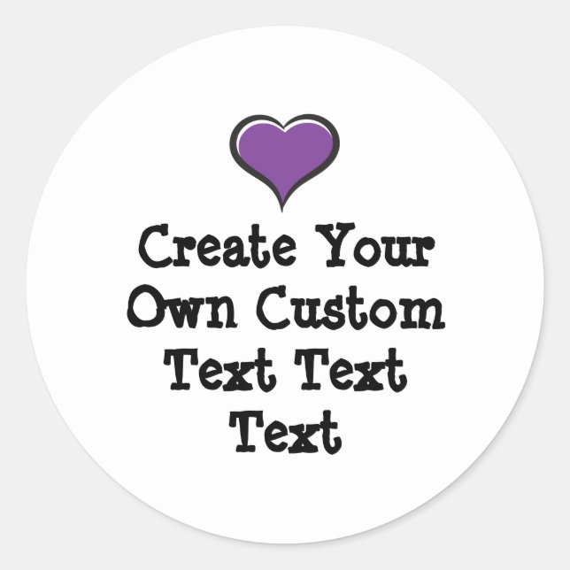 Adesivo Create your own custom text white Bkgd Ver (Frente)