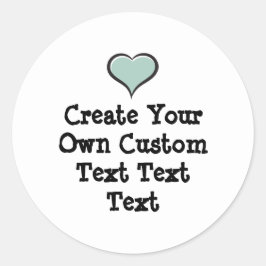 Adesivo Create your own custom text white Bkgd Ver