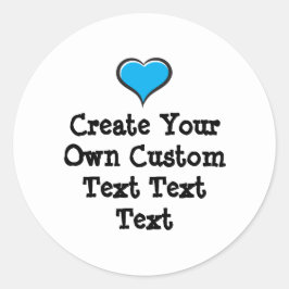 Adesivo Create your own custom text white Bkgd Ver