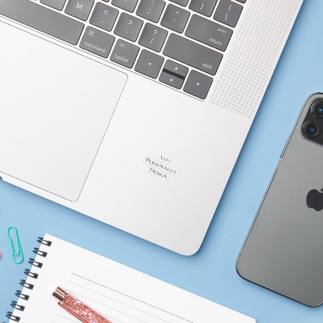 Adesivo Create Your Own Personalized Custom  (Notebook com iPhone)