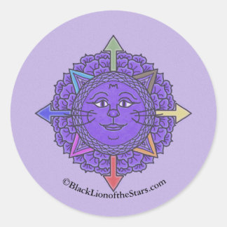 Adesivo Creative Cat Mandala Sticker