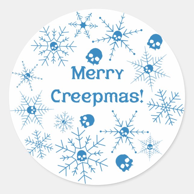 Adesivo Creepmas feliz! (Frente)