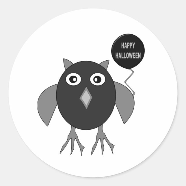 Adesivo Creepy Halloween Party Stickers (Frente)