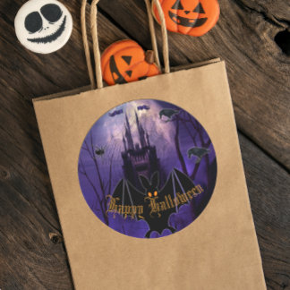 Adesivo Creepy Haunted Castle Halloween