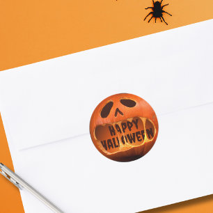 Adesivo Creepy Jack o'lantern abóbora Halloween