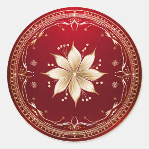 Adesivo Creme Poinsettia Esplendor Sazonal