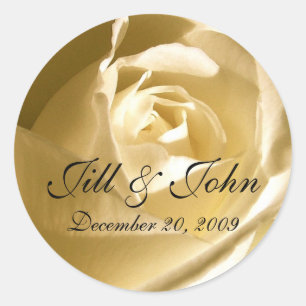 Adesivo Creme Rosa Names Wedor Favor Sticker