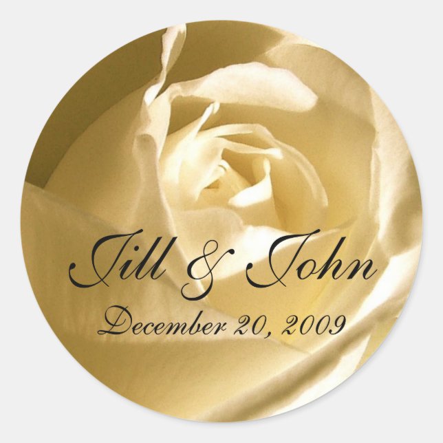 Adesivo Creme Rosa Names Wedor Favor Sticker (Frente)