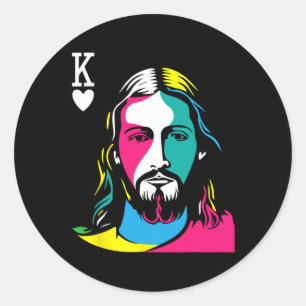 Adesivo Crentes Cristãos Religiosos Jesus Cristo é rei