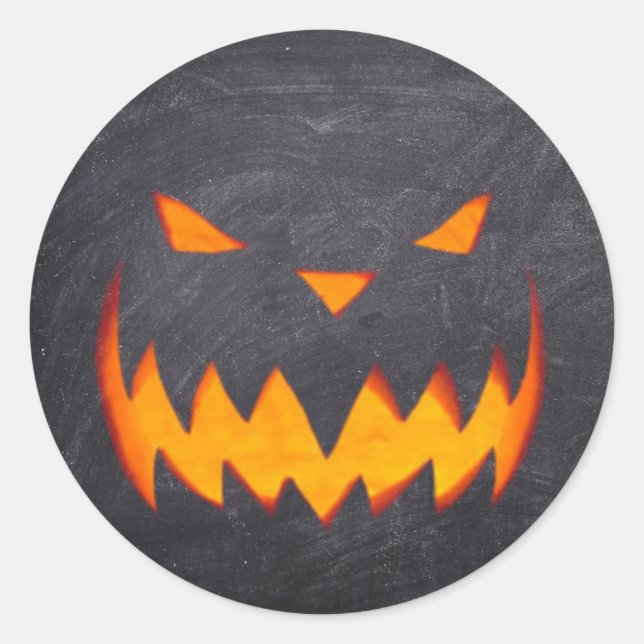 Adesivo Crepúsculo Hollow Halloween Jack o'Lantern Sticker (Frente)