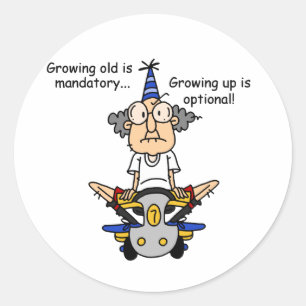 Adesivo Crescer é um humor opcional
