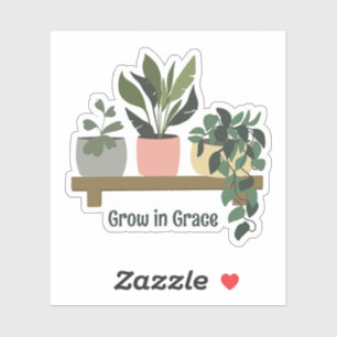 Adesivo Crescer em Grace Vegetais no Shelf Magnet
