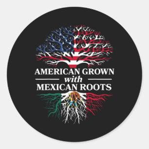 Adesivo Crescido Americano Raízes Mexicanas Apaixonado pel