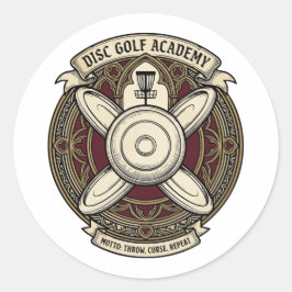 Adesivo Crest da Academia de Disc Golf