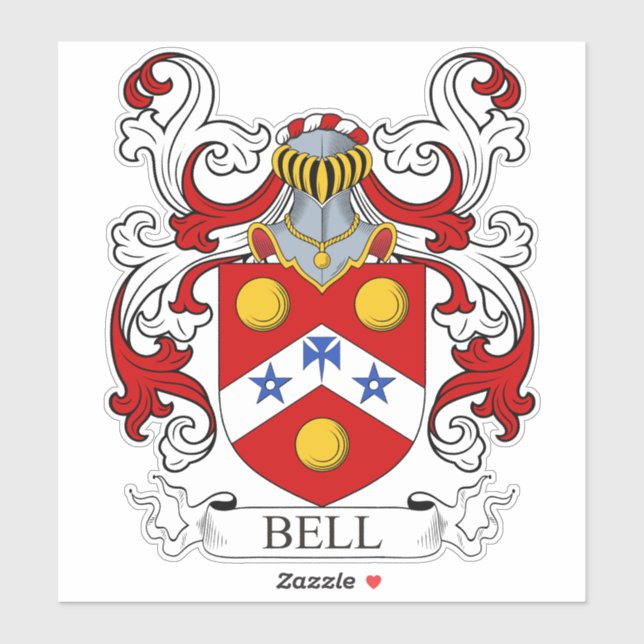 Adesivo Crest da Família Bell (Folha)