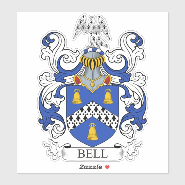 Adesivo Crest da Família Bell (Folha)