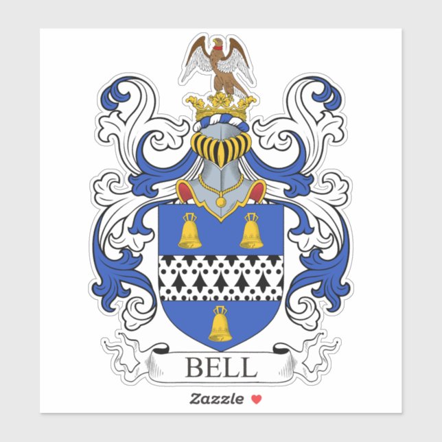 Adesivo Crest da Família Bell (Folha)