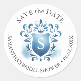 Adesivo Crest Monogramas de Aquarela