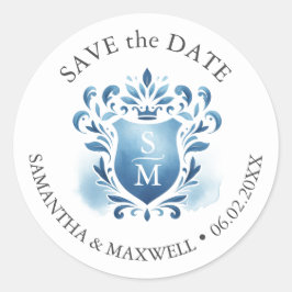 Adesivo Crest Monogramas de Aquarela