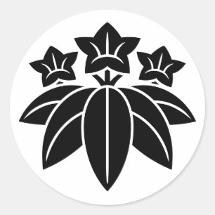Adesivo [Crestas Familiares] Flores de Genciana e Bambu