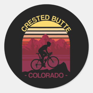 Adesivo Crested Butte Colorado Ciclismo de Montanha Ciclis