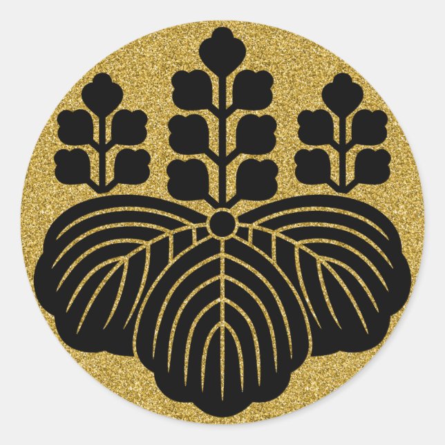 Adesivo [Crestes da Família] Paulownia 5-7kiri (Frente)