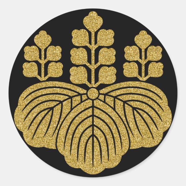 Adesivo [Crestes Familiares] Paulownia 5-7kiri Sticker (Frente)