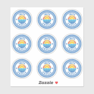 Adesivo Crete Island, Grécia Multiple Pack Sticker