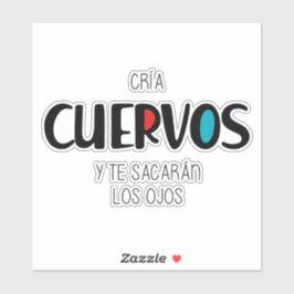 Adesivo Cria corvos
