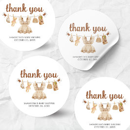 Adesivo Criação de Chá de fraldas de café