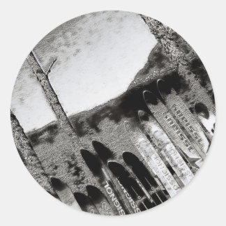 Adesivo criação de esqui