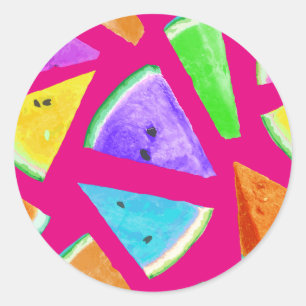 Adesivo Criação de Padrão de Melancia 9