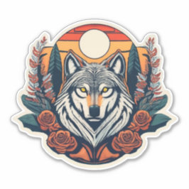 Adesivo Criações inspiradas no lobo da Magia Sticker