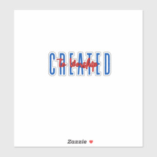 Adesivo Criado ao Culto