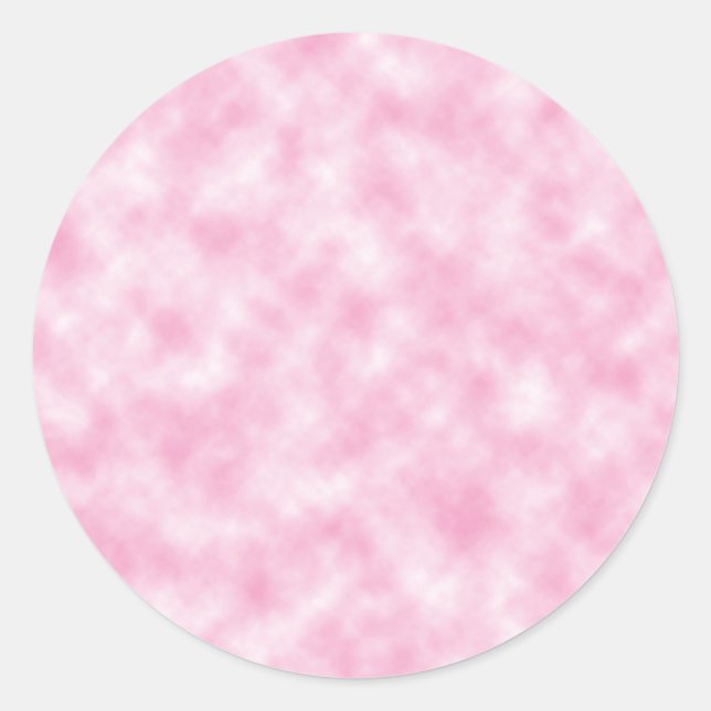 Adesivo Criado Design de Nuvens Rosa (Frente)