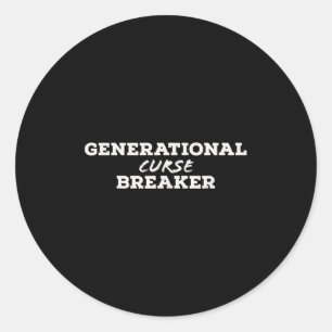 Adesivo Criador de Maldição Geracional - Inspiracional, Mo